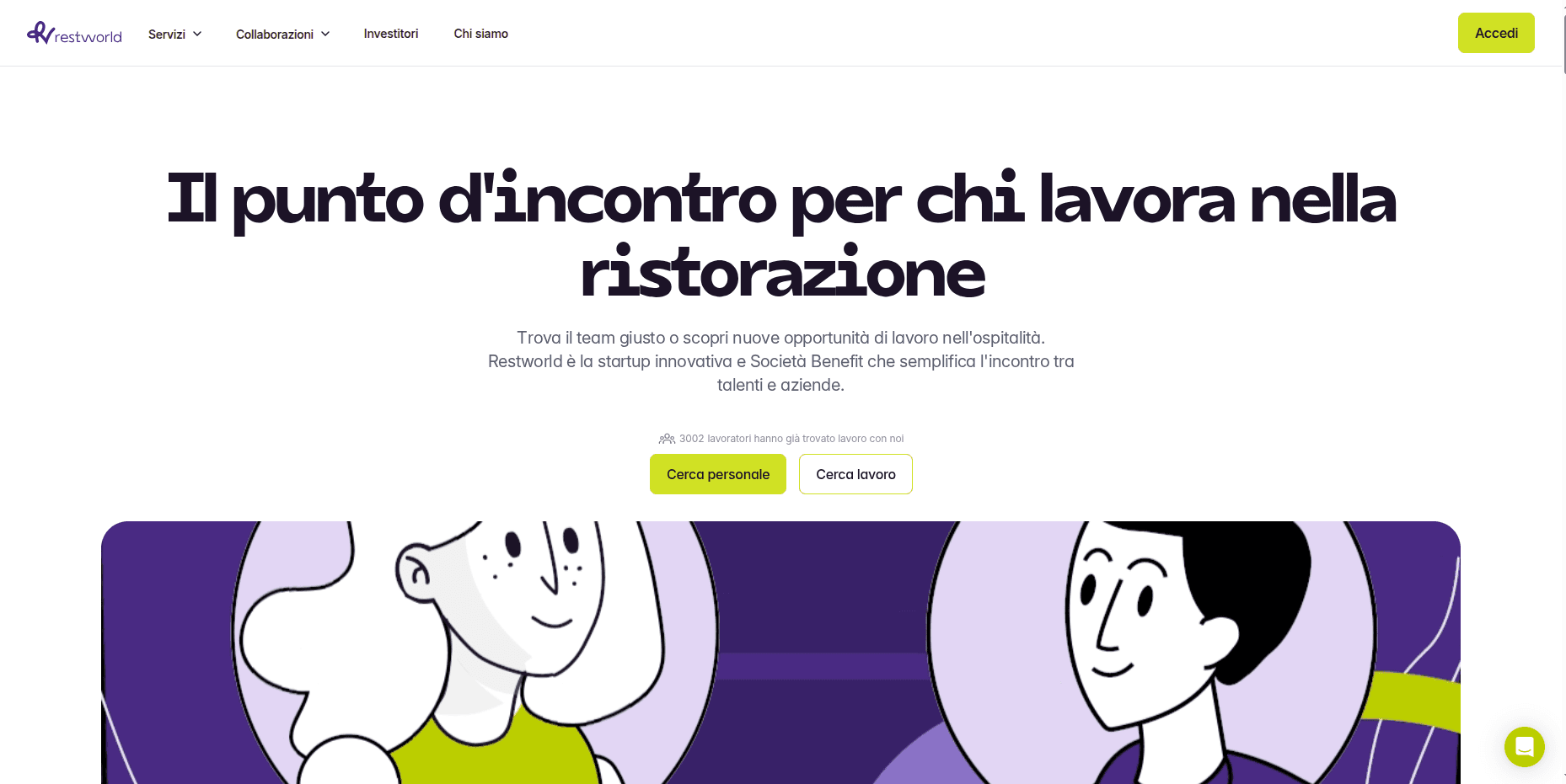 Restworld homepage preview